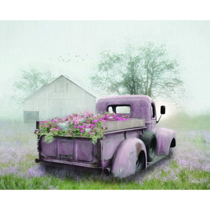 ” Pink Flower Truck ” by Lori Deiter - Chic Decora