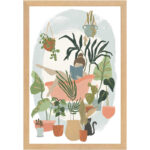 " Plant Lady Bath I " by June Erica Vess