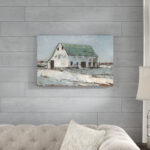 " Plein Air Barn II " by Ethan Harper Painting Print - Image 3
