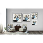 " Plum Branch Arrangement II " Painting Print - Image 8