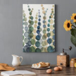 " Pompom Botanical I " Painting Print - Image 7