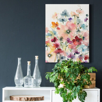 ” Poppies And Sweetpeas “ - Chic Decora