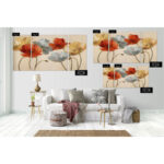 " Poppy Palette Revisited " 3 - Pieces - Image 4