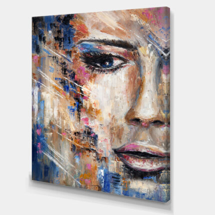 ” Portrait Of A Young Woman IV ” Painting Print - Chic Decora