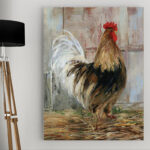 " Premium Farmhouse Rooster " by Sally Swatland