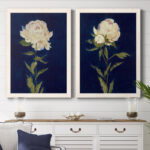 " Pretty As A Peony I " 2 - Pieces Painting Print