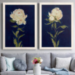 " Pretty As A Peony I " 2 - Pieces Painting Print - Image 2