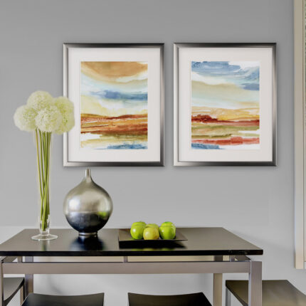 ” Puesta De Sol I ” 2 – Pieces - Chic Decora