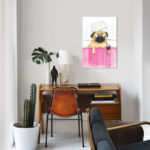 " Pug Bath " by Rongrong DeVoe - Image 3