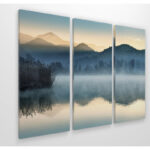 " Quiet Morning " 3 - Pieces Painting Print - Image 4