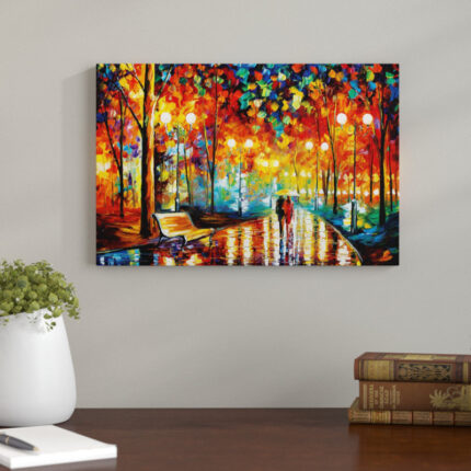 ” Rain’s Rustle II ” by Leonid Afremov - Chic Decora