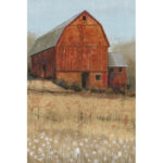 " Red Barn View I " by Timothy O' Toole Painting Print