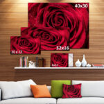 " Red Rose Petals With Rain Droplets " - Image 4