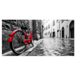 " Retro Vintage Red Bike " - Image 7