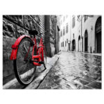 " Retro Vintage Red Bike " - Image 8
