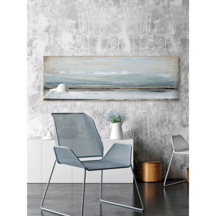 ” Rolling Waves ” by Marmont Hill Painting Print - Chic Decora