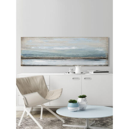 ” Rolling Waves ” by Marmont Hill Painting Print - Chic Decora