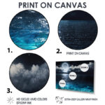 " Romantic Full Moon Over Sea " - Image 4