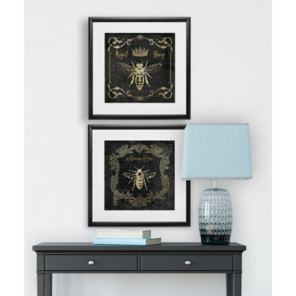 ” Royal Honey Bee I ” 2 – Pieces - Chic Decora
