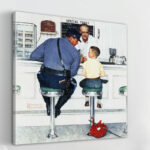 " Runaway " by Norman Rockwell - Image 5