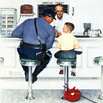” Runaway ” by Norman Rockwell - Chic Decora