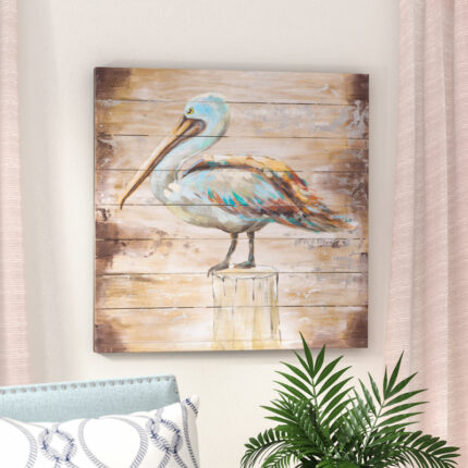 ” Rustic And Winged ” Painting Print - Chic Decora