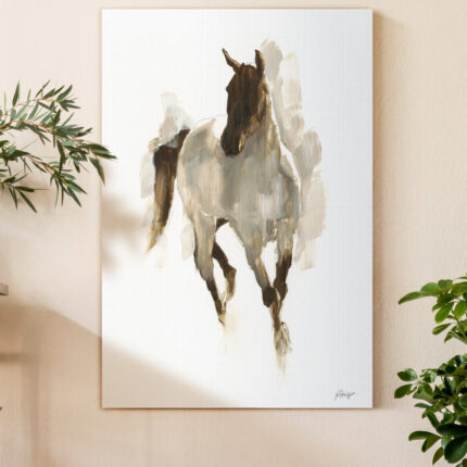 ” Rustic Horse I ” Painting Print - Chic Decora