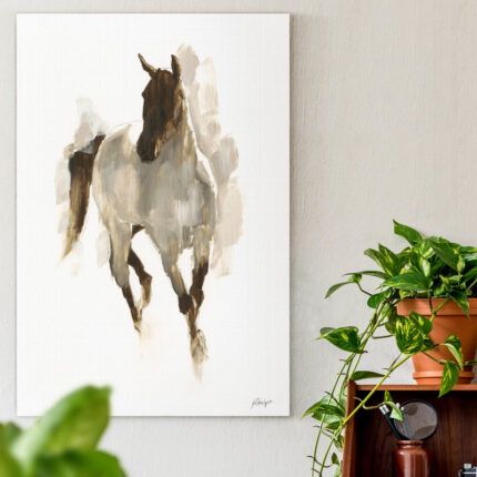 ” Rustic Horse I ” Painting Print - Chic Decora