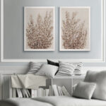 " Rustic Wildflowers I " by Vincent Van Gogh 2 - Pieces