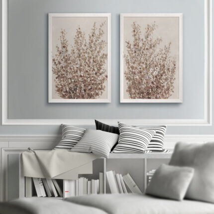 ” Rustic Wildflowers I ” by Vincent Van Gogh 2 – Pieces - Chic Decora