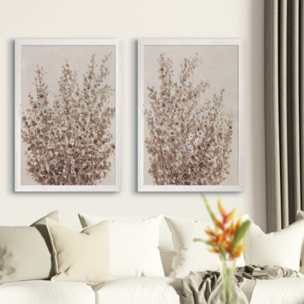 ” Rustic Wildflowers I ” by Vincent Van Gogh 2 – Pieces - Chic Decora