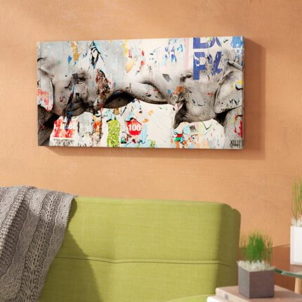 " Saddle Ink Elephant VI " by Tristan Scott