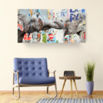 " Saddle Ink Elephant VI " by Tristan Scott - Image 5