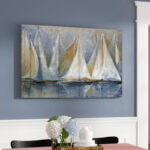 " Sailboats On Water "