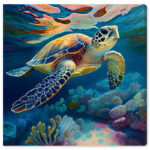 " Sea Turtle I " by Oliver Gal