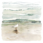 " Seagull Cove I " by Victoria Borges Painting Print - Image 4