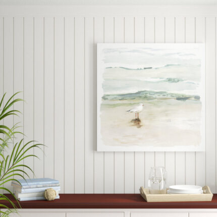 ” Seagull Cove I ” by Victoria Borges Painting Print - Chic Decora