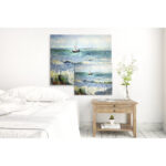 " Seascape At Saintes Maries " by Vincent Van Gogh Painting Print - Image 4