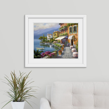 ” Seaside Bistro Cafe ” by Sung Kim - Chic Decora