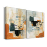 " Seria III " 2 - Pieces Painting Print - Image 2
