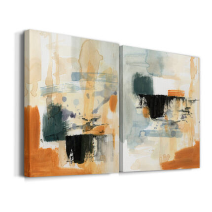 ” Seria III ” 2 – Pieces Painting Print - Chic Decora