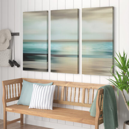 ” Shimmering Sea ” 3 – Pieces - Chic Decora
