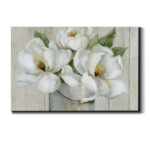 " Shiplap Magnolias " Painting Print - Image 6