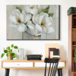 " Shiplap Magnolias " Painting Print - Image 2