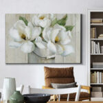 " Shiplap Magnolias " Painting Print - Image 4