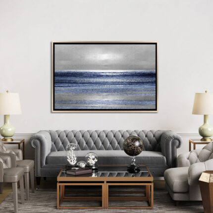 ” Silver Seascape II ” by Michelle Matthews - Chic Decora