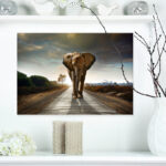 " Single Walking Elephant " - Image 8