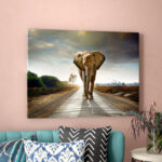 " Single Walking Elephant " - Image 2