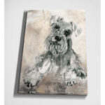 " Sketchy Study Schnauzer " by Carol Robinson - Image 2