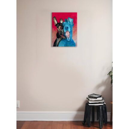 ” Smiling Dogs Happy Together – Chuck And Larry ” by Sean Parnell - Chic Decora